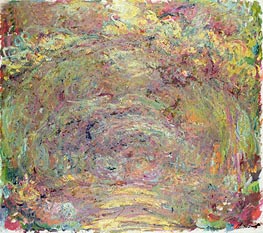 Shaded Path, c.1920 von Claude Monet | Leinwand Kunstdruck