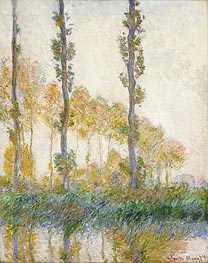 The Three Trees, Autumn, 1891 von Claude Monet | Leinwand Kunstdruck