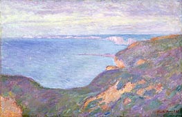 The Cliffs near Dieppe, 1897 von Claude Monet | Leinwand Kunstdruck