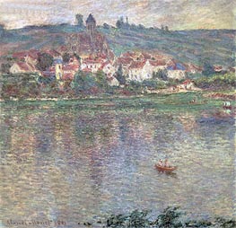 Vetheuil, 1901 von Claude Monet | Leinwand Kunstdruck