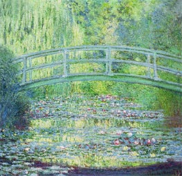 The Water Lily Pond with the Japanese Bridge, 1899 von Claude Monet | Leinwand Kunstdruck