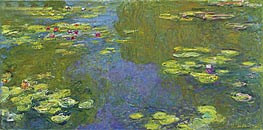 The Lily Pond, 1919 von Claude Monet | Leinwand Kunstdruck