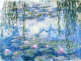 Water Lilies, c.1916/19 by Claude Monet | Canvas Print