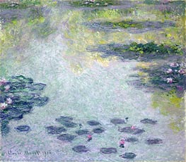 Water Lilies, 1906 von Claude Monet | Leinwand Kunstdruck