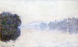 The Seine near Vernon, Morning Effect | Claude Monet | Gemälde Reproduktion