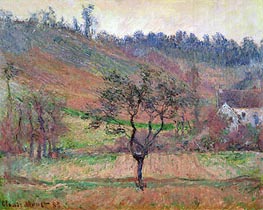 The Valley of Falaise, Calvados, France | Claude Monet | Gemälde Reproduktion