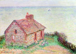 The Customs House, Pink Effect, 1897 von Claude Monet | Leinwand Kunstdruck