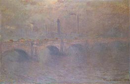 The Thames at London, Waterloo Bridge, 1903 von Claude Monet | Leinwand Kunstdruck