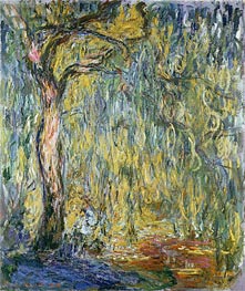The Large Willow at Giverny, 1918 von Claude Monet | Leinwand Kunstdruck