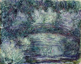 The Japanese Bridge, c.1918/19 by Claude Monet | Canvas Print