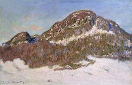 Mount Kolsaas in Sunlight, 1895 von Claude Monet | Leinwand Kunstdruck