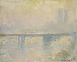 Charing Cross Bridge, 1899 by Claude Monet | Canvas Print