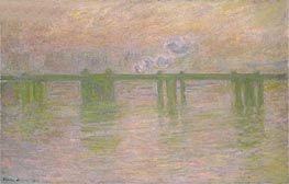 Charing Cross Bridge, 1902 by Claude Monet | Canvas Print