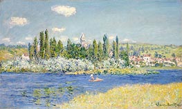 Vetheuil, 1880 von Claude Monet | Leinwand Kunstdruck