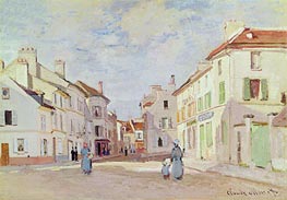 Rue de la Chaussee at Argenteuil, n.d. by Claude Monet | Canvas Print