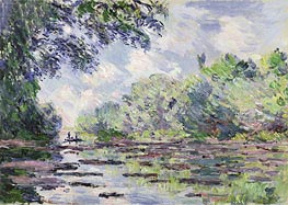 The Seine at Giverny, 1885 by Claude Monet | Canvas Print