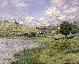 Claude Monet | Landscape, Vetheuil | Giclée Canvas Print