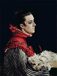 Monet | Camille Monet in a Red Cape | Giclée Canvas Print