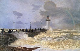 Monet | The Quay at Le Havre, 1868 | Giclée Canvas Print