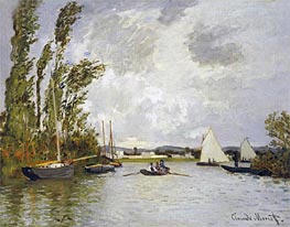 The Little Branch of the Seine at Argenteuil | Claude Monet | Gemälde Reproduktion