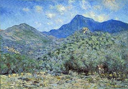 Valle Buona, near Bordighera, 1884 by Claude Monet | Canvas Print