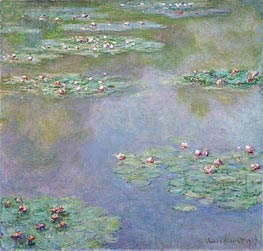 Monet | Water Lilies, 1907 | Giclée Canvas Print