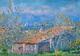 Monet | Gardener's House at Antibes | Giclée Canvas Print
