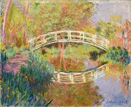 Japanese Footbridge, Giverny | Claude Monet | Gemälde Reproduktion