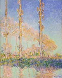 Monet | Poplars | Giclée Canvas Print