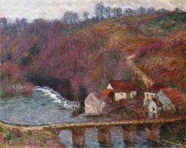 Claude Monet | The Grande Creuse at Pont de Vervy | Giclée Canvas Print