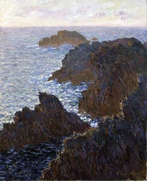 Rocks at Belle-Isle, Port-Domois | Claude Monet | Gemälde Reproduktion