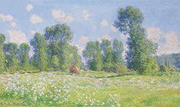 Spring in Giverny | Claude Monet | Gemälde Reproduktion