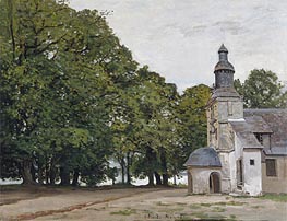 Monet | La Chapelle De Notre-Dame-De-Grace, Honfleur | Giclée Canvas Print