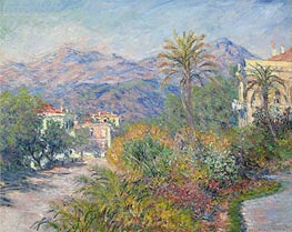 Strada Romana in Bordighera, 1884 by Claude Monet | Canvas Print