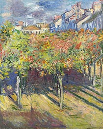 The Lime Trees in Poissy, 1882 by Claude Monet | Canvas Print