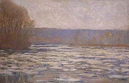 Claude Monet | Break-up of the Ice on the Seine, near Bennecourt | Giclée Canvas Print