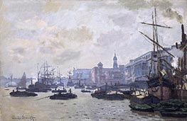 Monet | The Thames at London, 1871 | Giclée Canvas Print