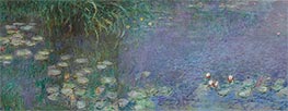 Claude Monet | Nympheas - Morning (Detail) | Giclée Canvas Print