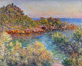 In der Nähe von Monte Carlo, 1883 von Claude Monet | Leinwand Kunstdruck