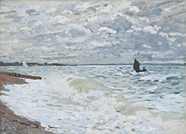 Monet | The Sea at Le Havre, 1868 | Giclée Canvas Print
