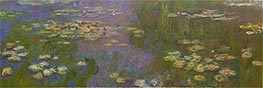 Seerosen (Nympheas), c.1915/26 von Claude Monet | Leinwand Kunstdruck