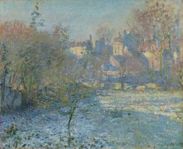 Frost, 1875 von Claude Monet | Leinwand Kunstdruck