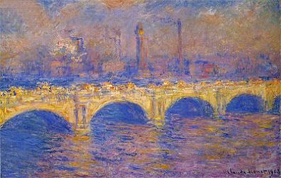 Waterloo Bridge, Sunlight Effect • Claude Monet • Canvas