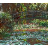 Japanese Bridge at Giverny (Water Lily Pond), 1900 - Claude Monet