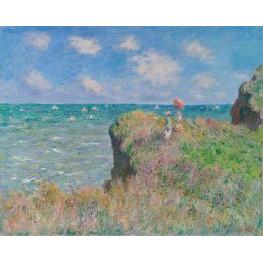 Cliff Walk at Pourville - Claude Monet