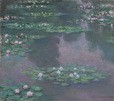 Monet | Water Lilies I, 1905 | Giclée Canvas Print