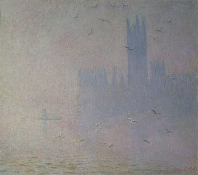 Häuser des Parlaments, Möwen, 1904 | Claude Monet