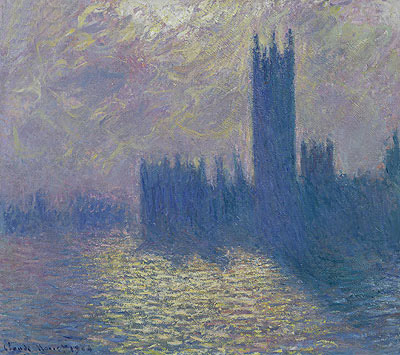 Claude Monet | Houses of Parliament, Stormy Sky, 1904 | Giclée Canvas Print