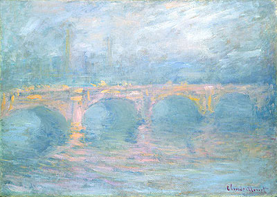 Waterloo Bridge, London, at Sunset, 1904 | Claude Monet