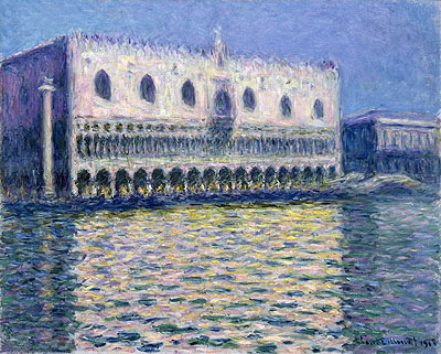 The Doge's Palace (Le Palais ducal), 1908 | Claude Monet | Giclée Leinwand Kunstdruck